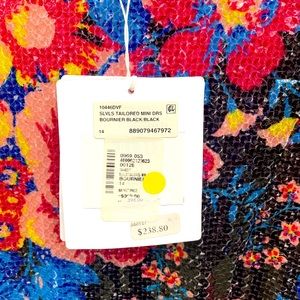 Diane van Furstenberg floral sequin dress